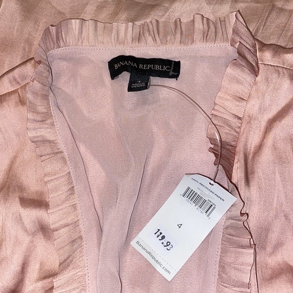 Banana Republic Soft Satin Maxi Dress Blush Pink - Picture 3 of 9